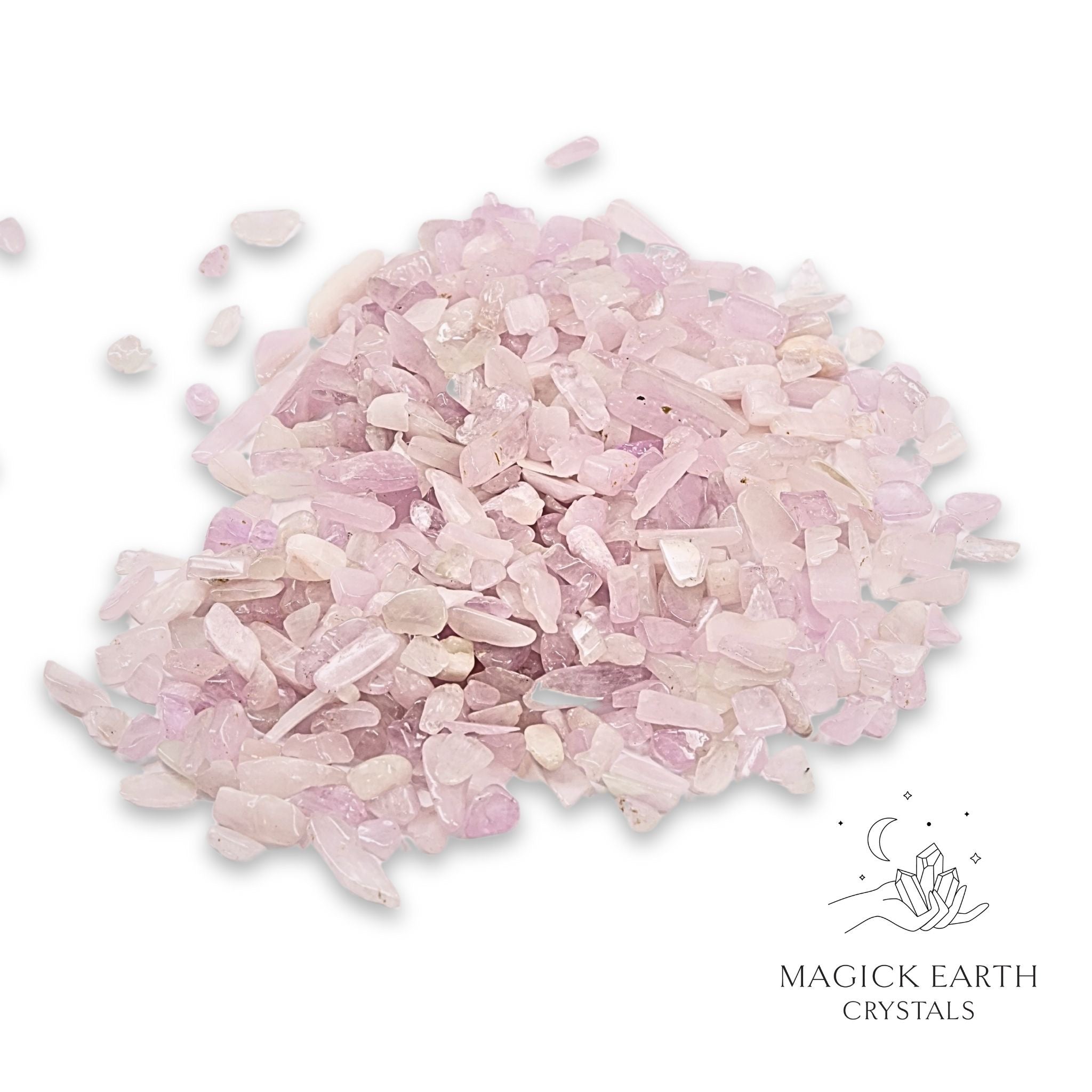 Kunzite Crystal Chips Large Size For Unconditional Love & Acceptance