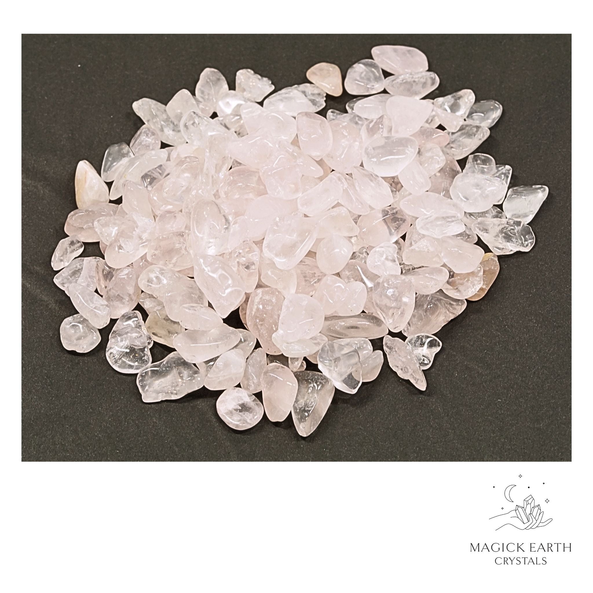 Rose Quartz Crystal Chips Large For Amplified Love