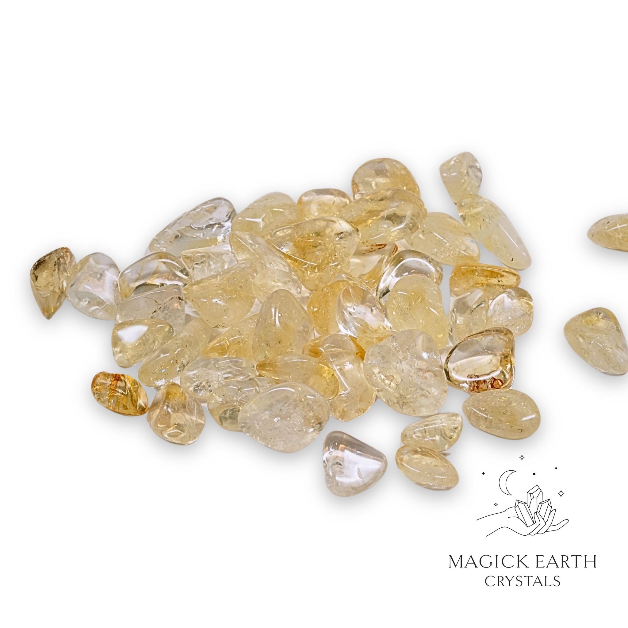 Citrine Crystal Chips Extra large Size For Abundance & Joy