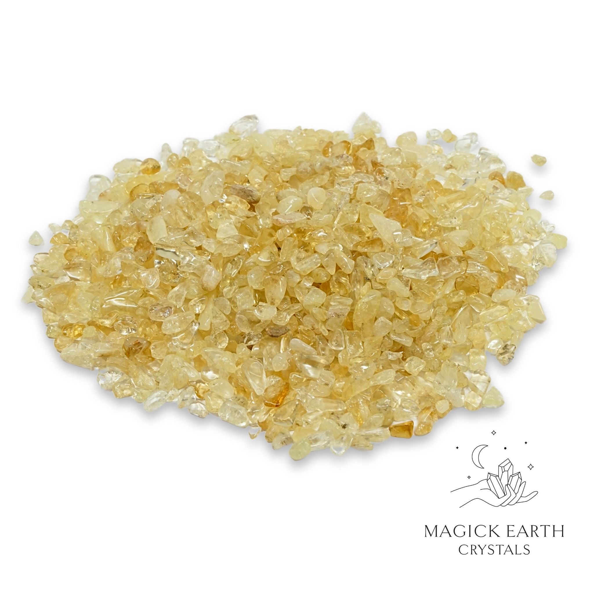 Citrine Crystal Chips Small Size For Abundance & Joy