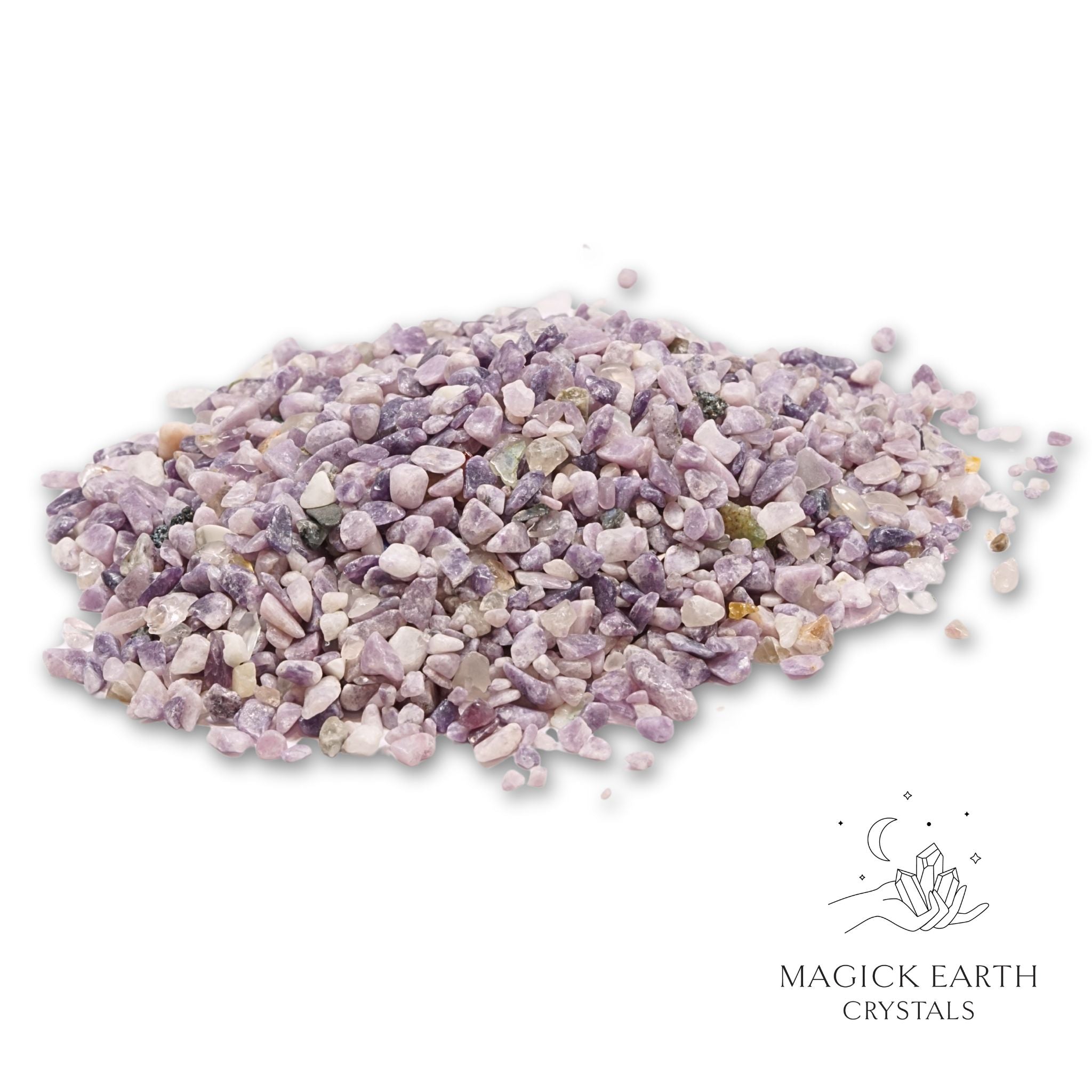 Lepidolite  Chips Small  For Emotional Reset