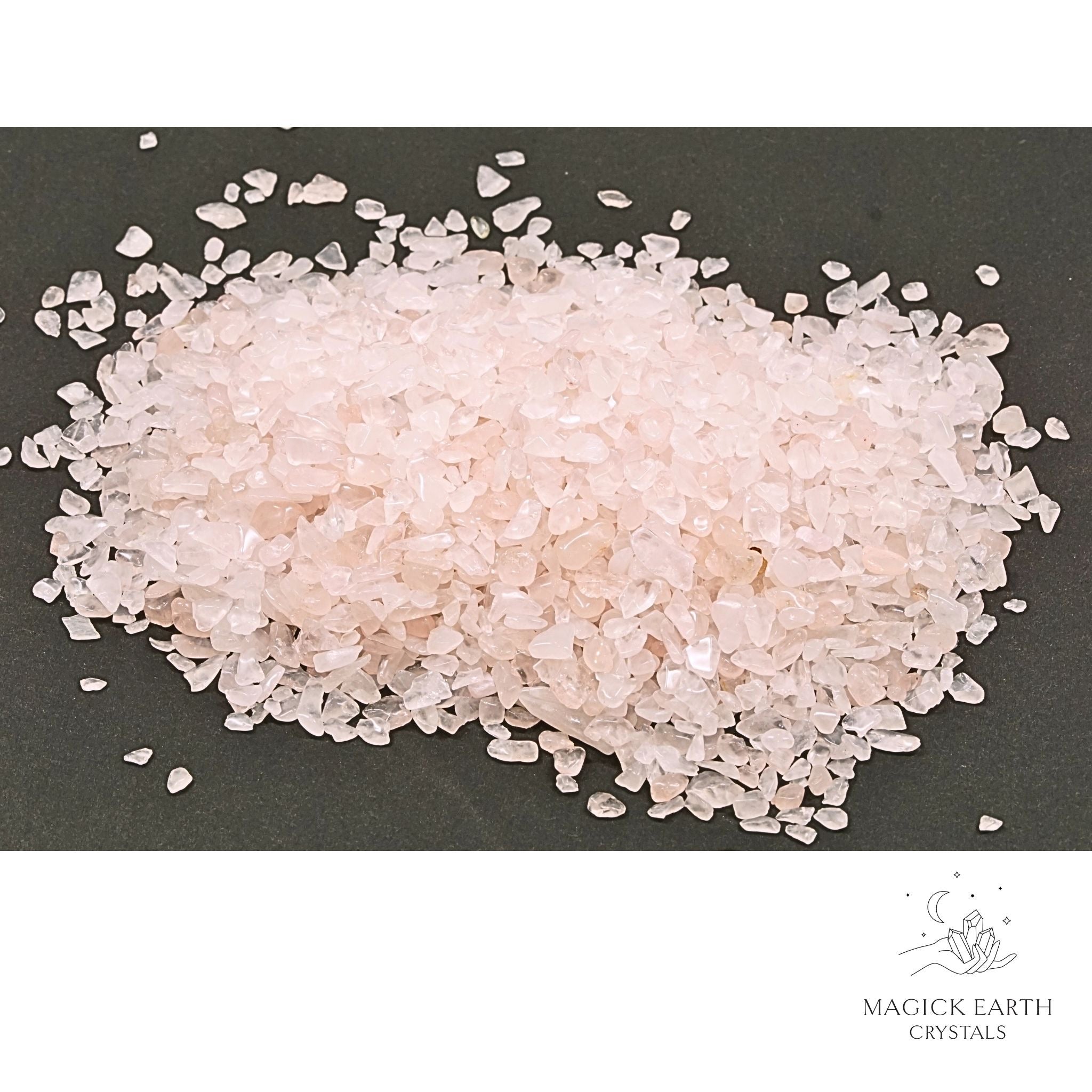 Rose Quartz Crystal Chips Small For Amplified Love