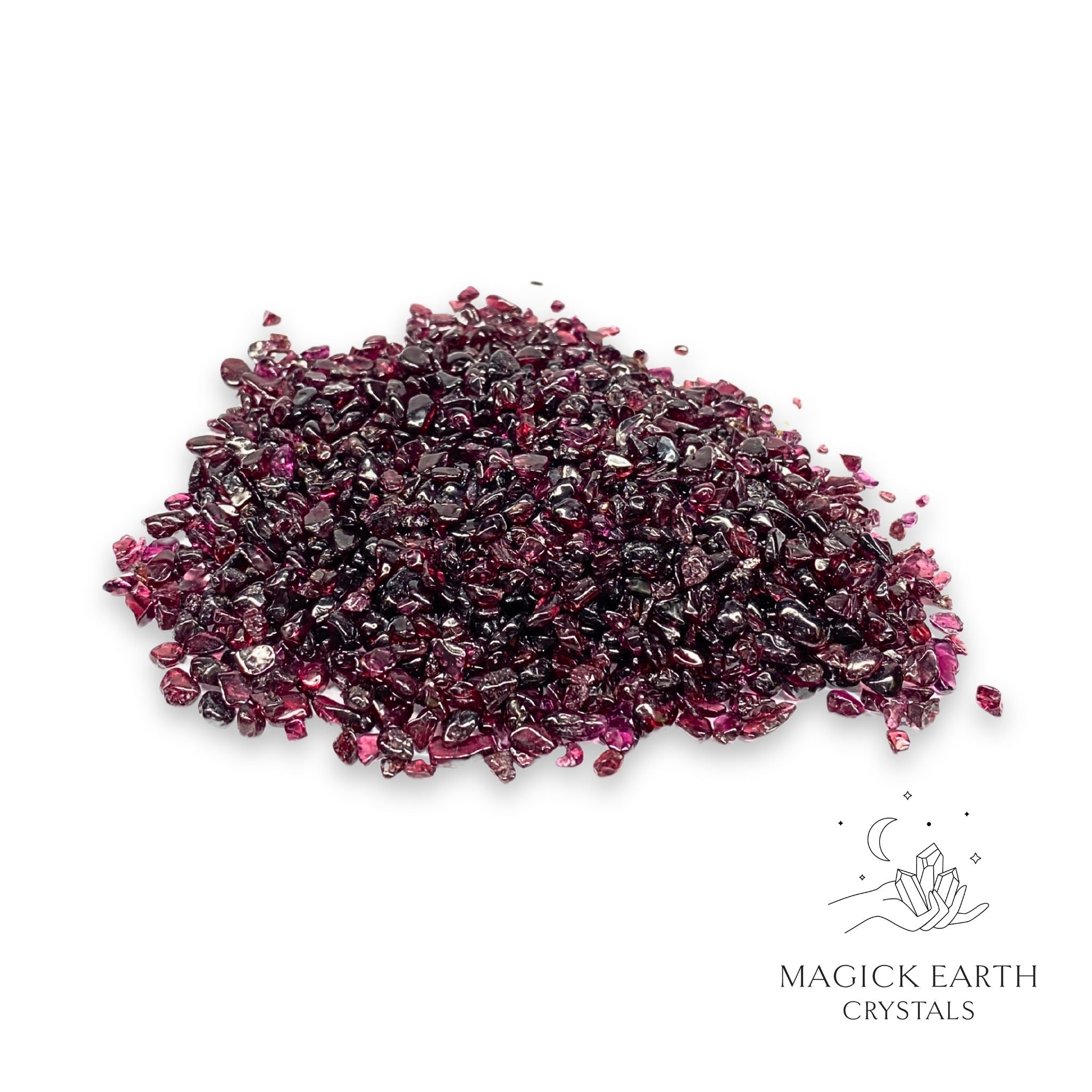 Garnet Crystal Chips Very Small For Passionate Purpose