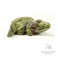 Dragons Blood Jasper  Crocodile For Gentle Strength