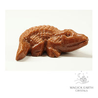 Goldstone Crocodile For Ambition & Action