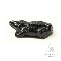 Obsidian  Crocodile For Tough Love Protection