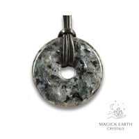 Larvikite  Donut Pi  Pendants For Discernment & Defence