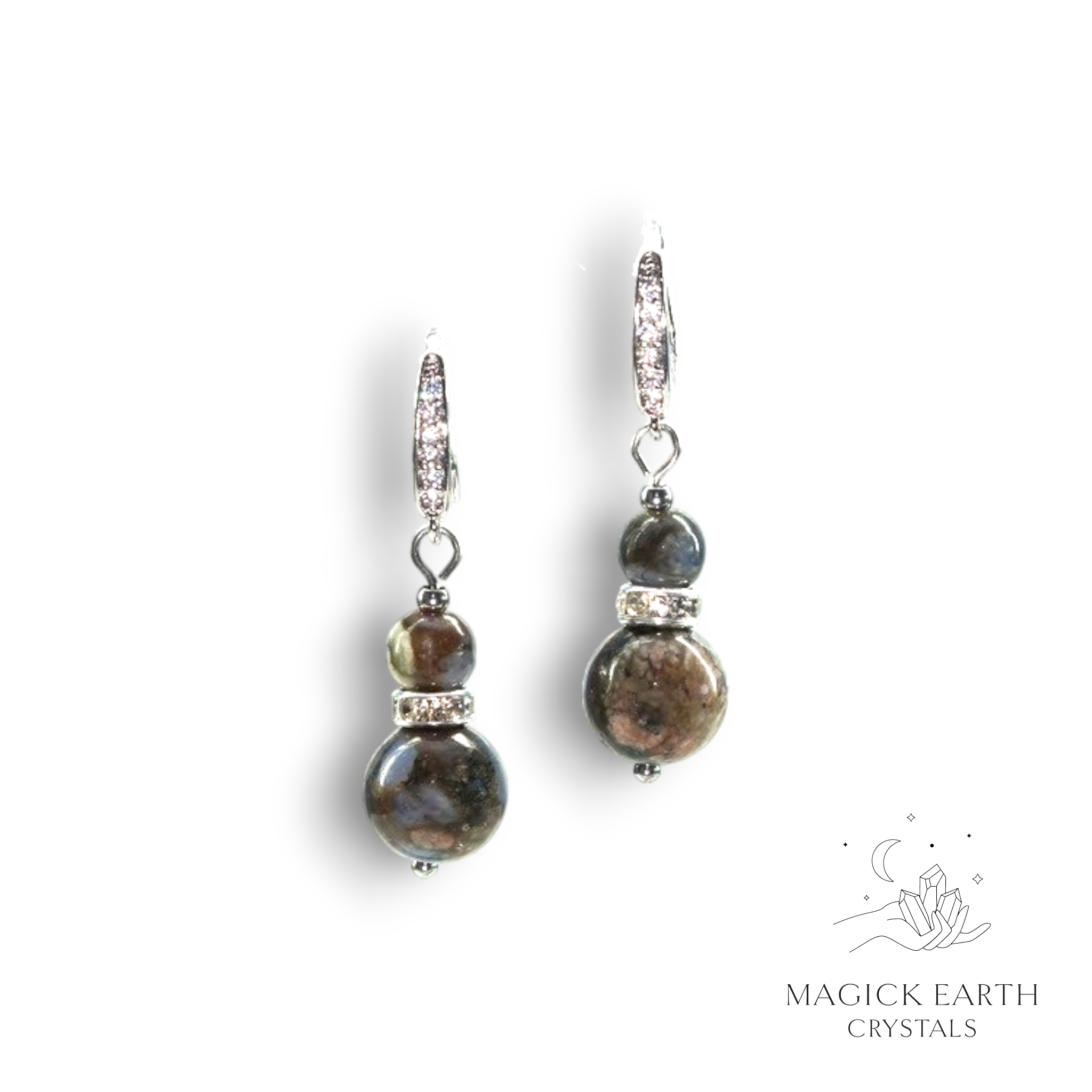 Blue Opal  Earrings  For Hope & Healing