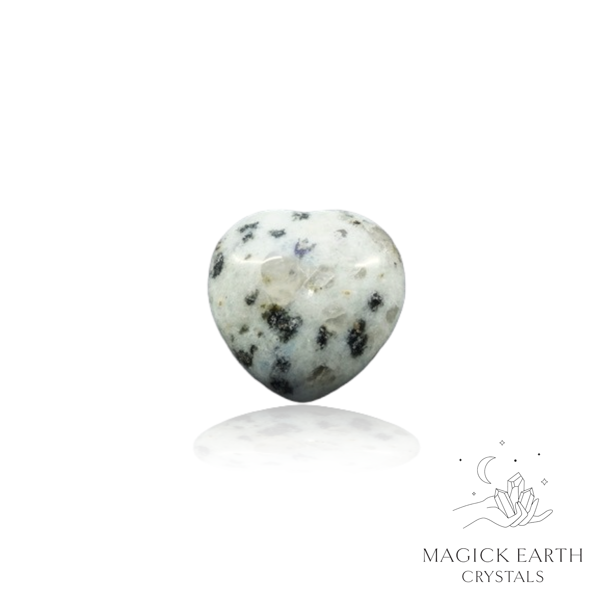 Sesame Jasper Tiny Heart 20mm For Recovery Support