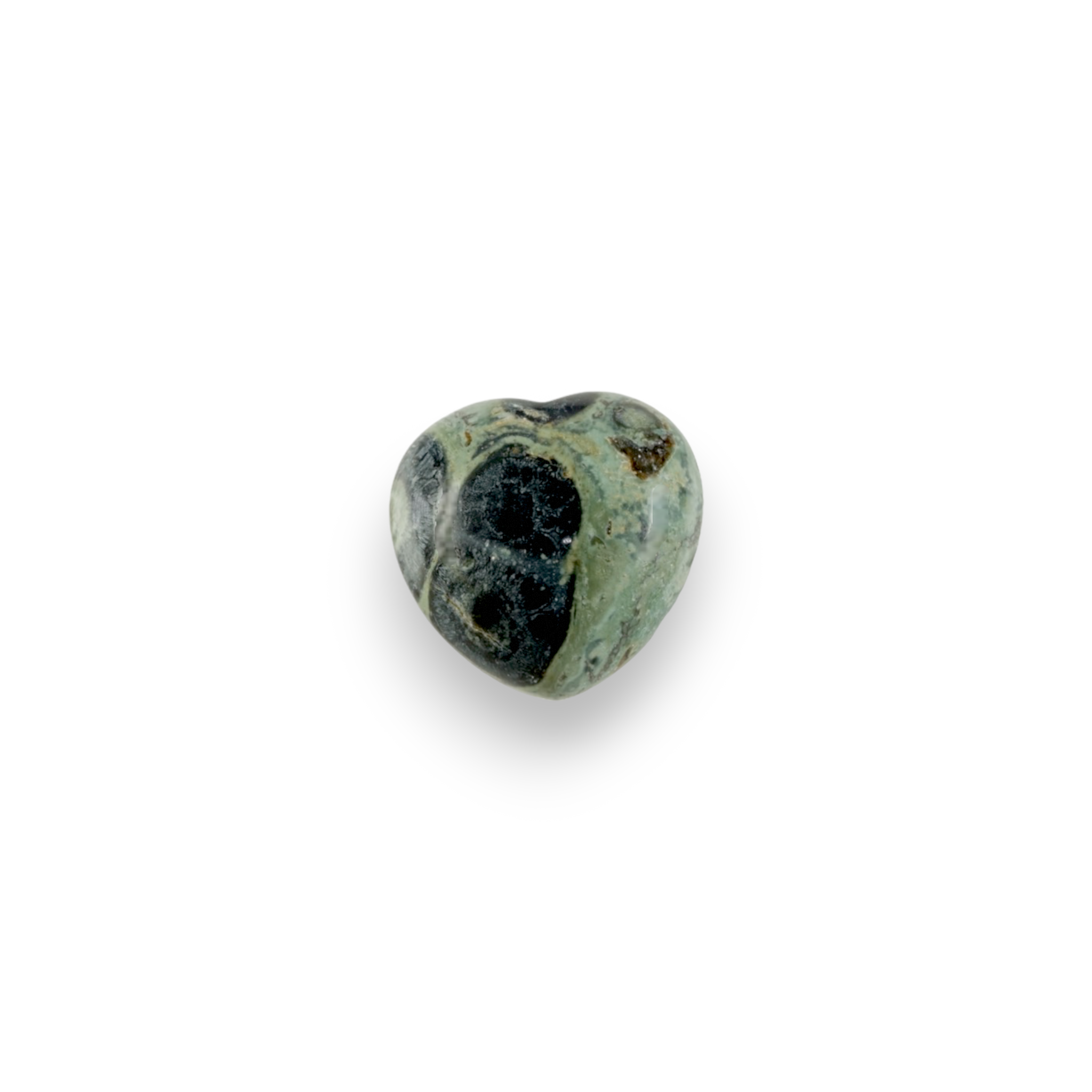 Kambaba Jasper Tiny Heart 20mm For Ancient Grounding
