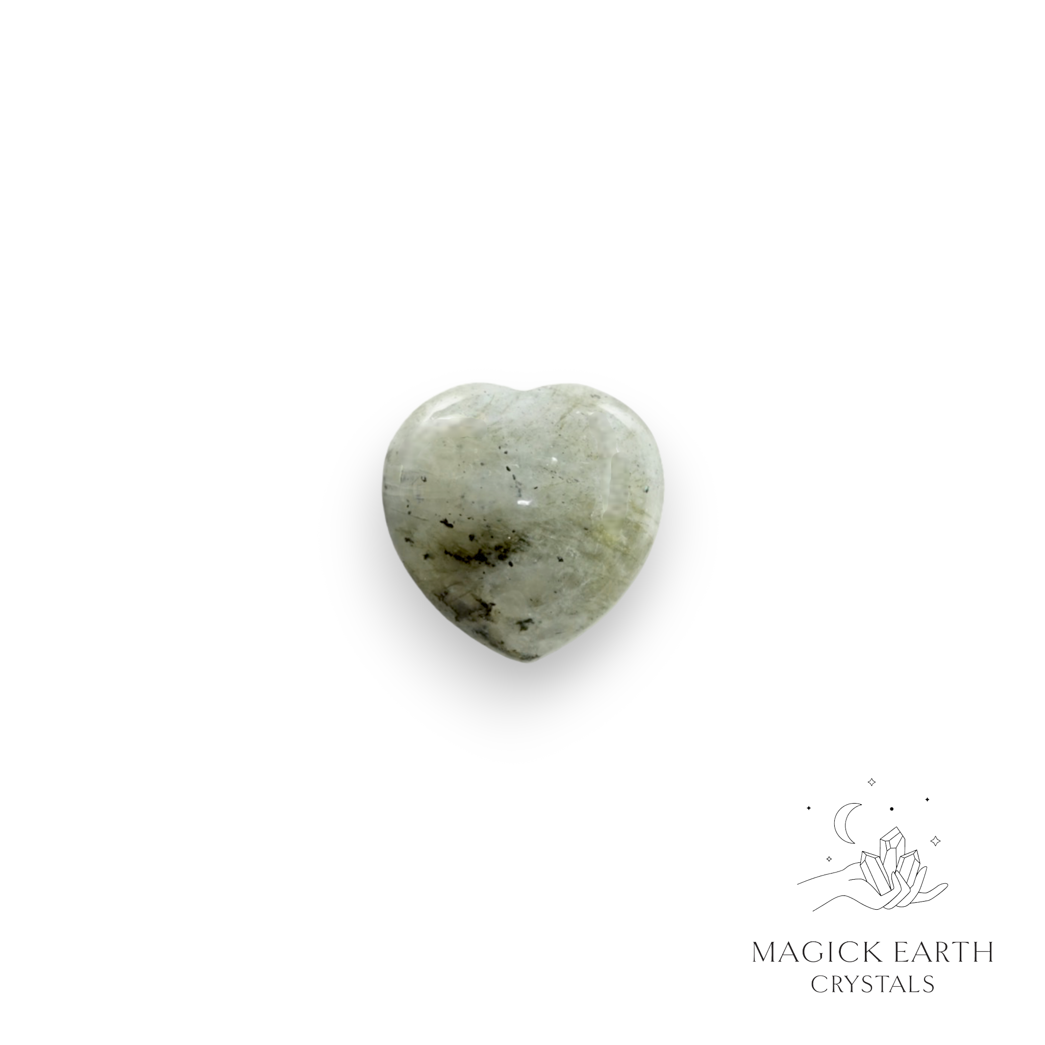 Labradorite Tiny Heart 20mm For Magickal Protection