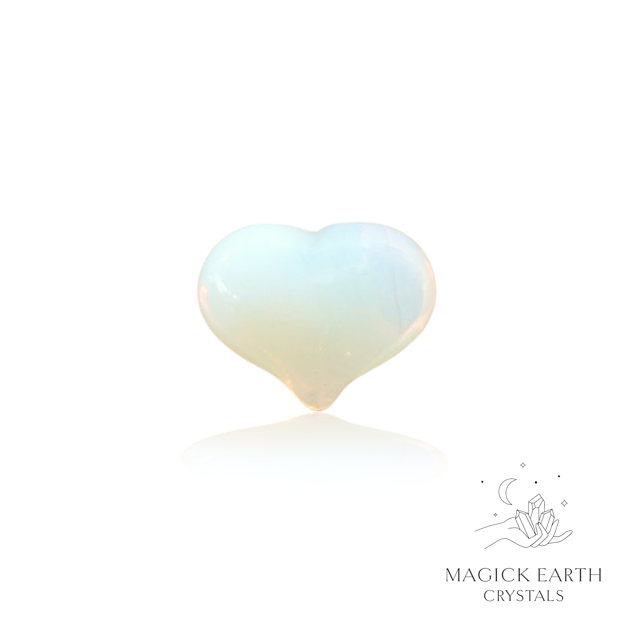 Opalite  Funky Heart  Small  For Guiding Light Energy