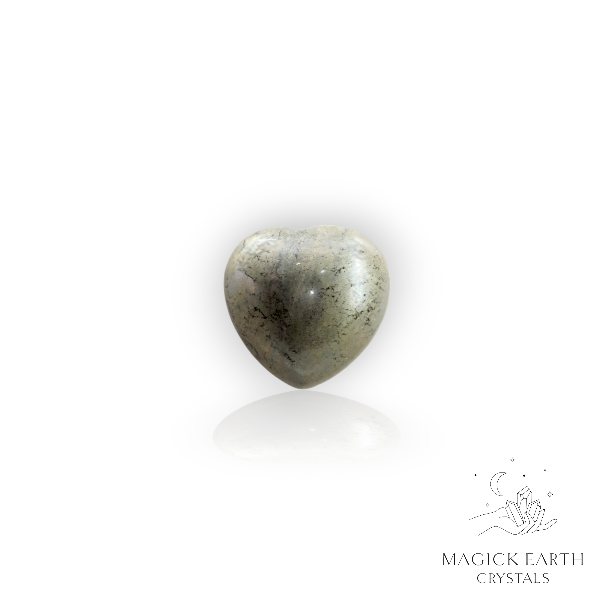Iron Pyrite Tiny Heart 20mm For Bold Self-Expression