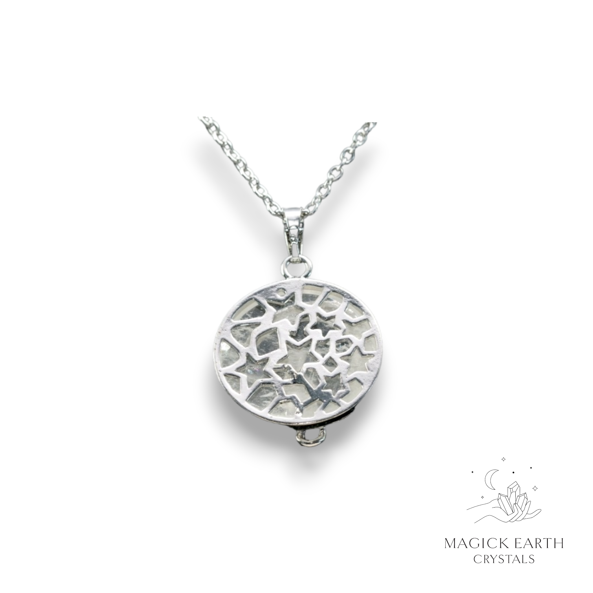 Clear Quartz Cat / Kitten Pendant For Amplified Insight