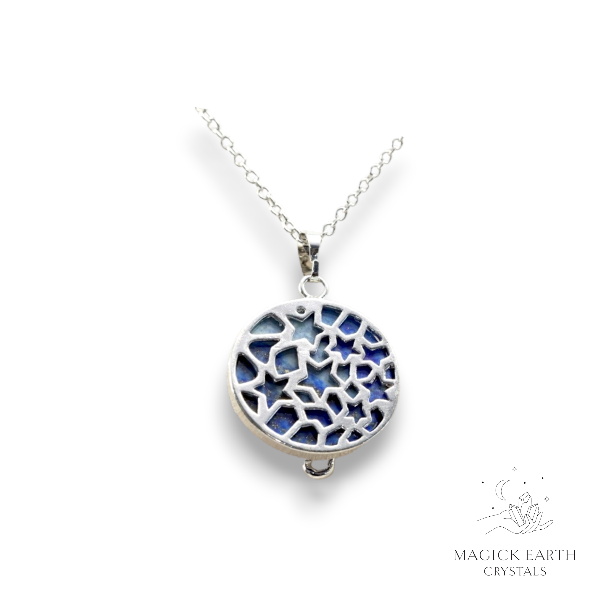 Lapis Lazuli  Cat / Kitten Pendant  For Clear-Sight & Wisdom