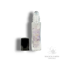 Amethyst Crystal Chip Roll On Bottle For Stress Relief & Sleep