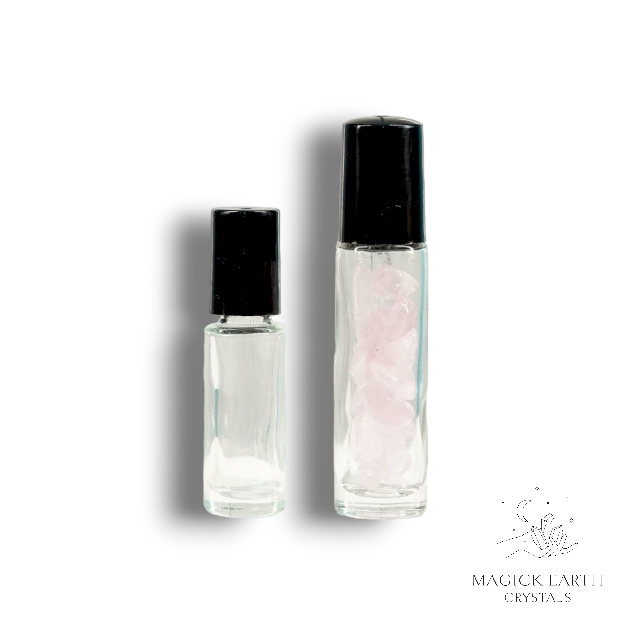Rose Quartz  Roll-On Chip Bottle 10ml For Amplified Love