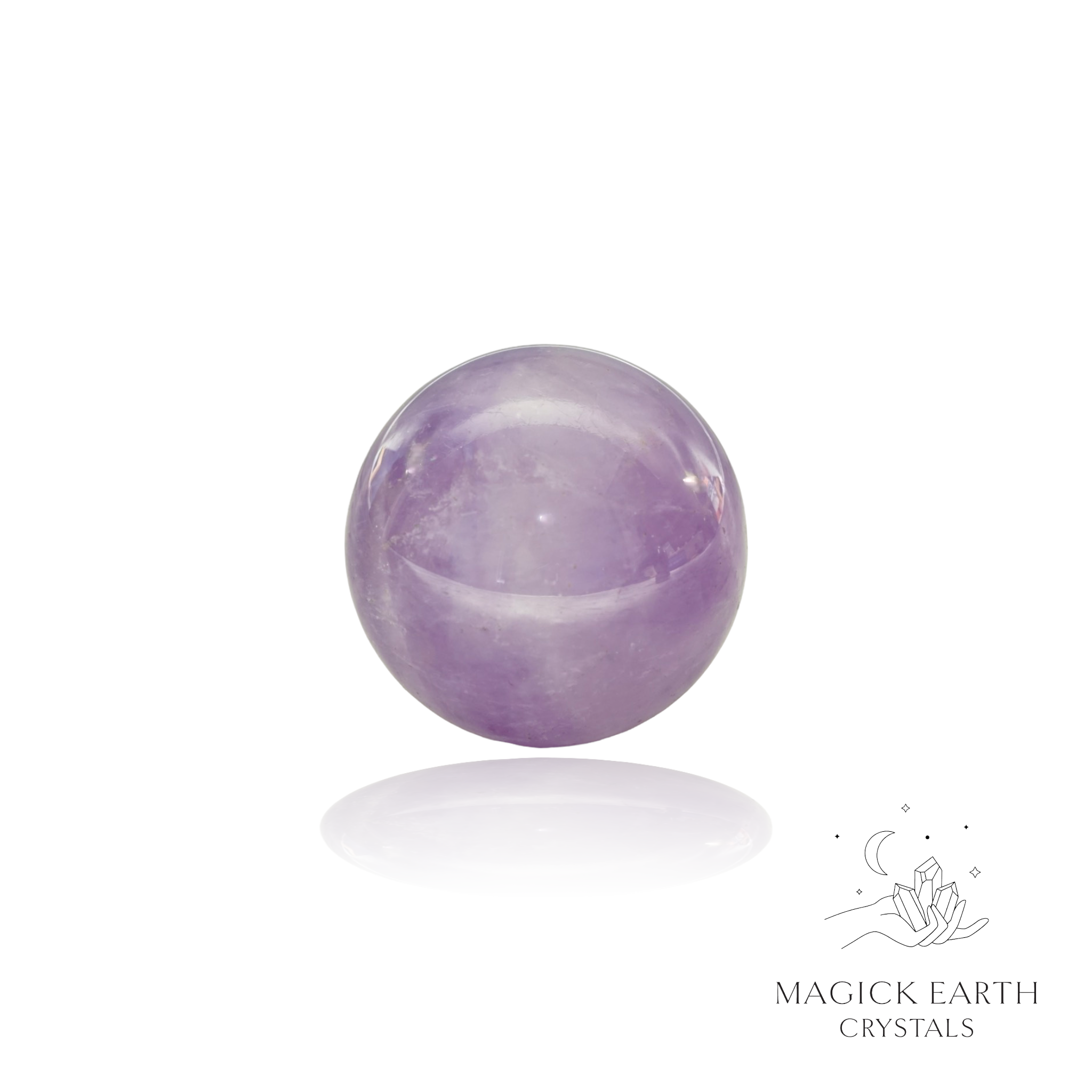 Amethyst Sphere For Stress Relief & Sleep