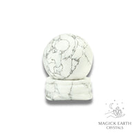 Howlite  Sphere 30mm For Calm Communication