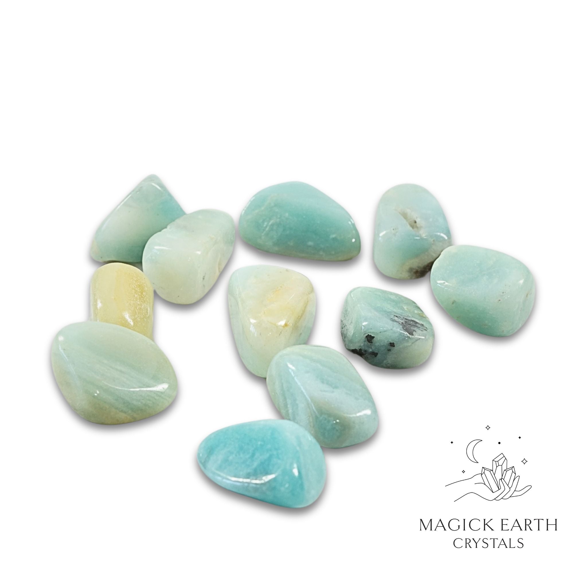 Amazonite Tumbled Crystals For Empowered Boundaries