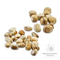 Picture Jasper Tumbled Crystals For Ancient Earth Wisdom