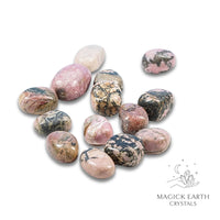 Rhodonite Tumbled Crystals For Emotional Recovery Medium