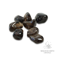 Smoky Quartz Tumbled Crystals For Amplified Grounding Large