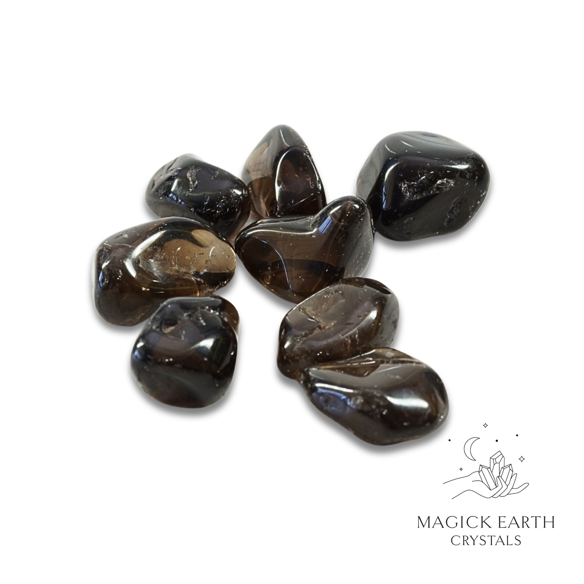Smoky Quartz Tumbled Crystals For Amplified Grounding Large