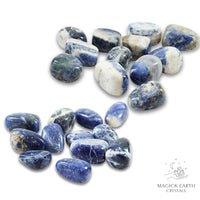 Sodalite Tumbled Crystals For Calm Expression