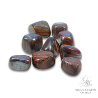 Tiger Iron Tumbled Crystals For Empowered Endurance
