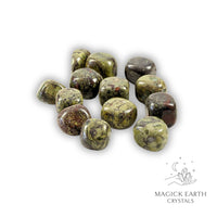 Dragons Blood Jasper Tumbled  Stones Large For Gentle Strength