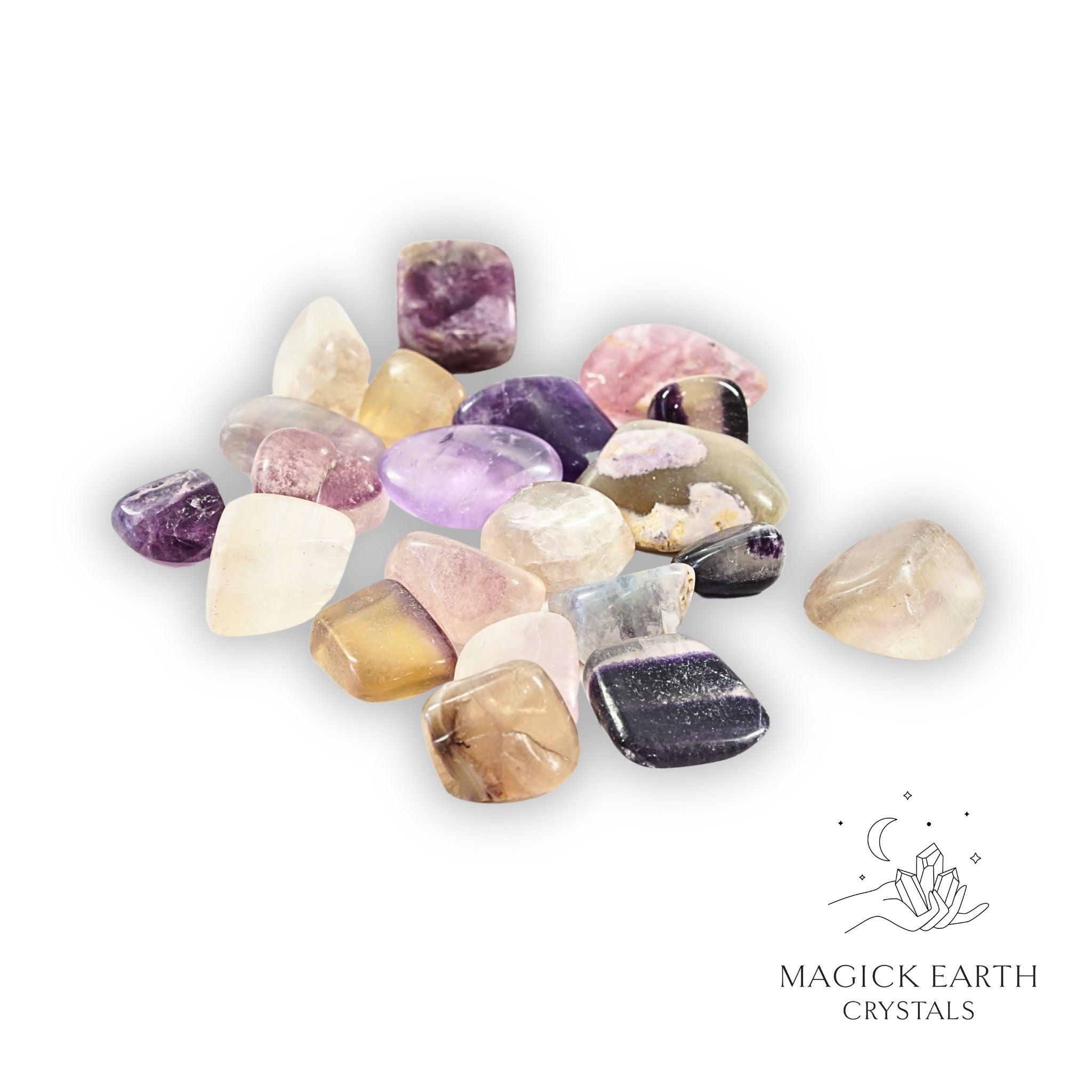 Fluorite Tumbled Crystals For Focus & Discernment