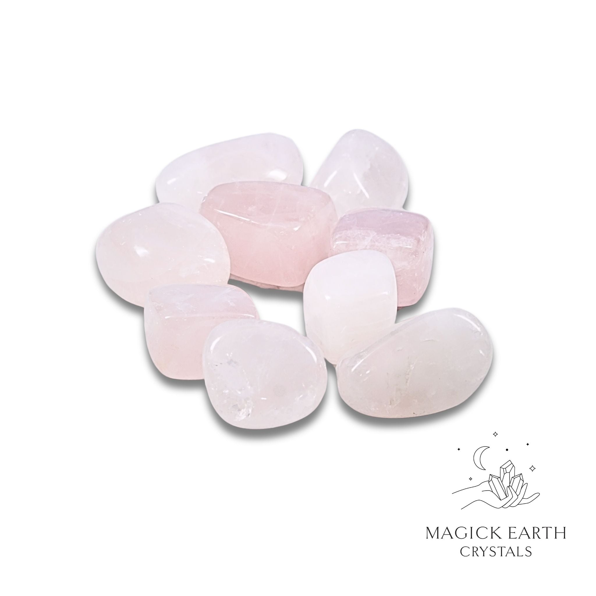 Rose Quartz Tumbled Crystals For Amplified Love