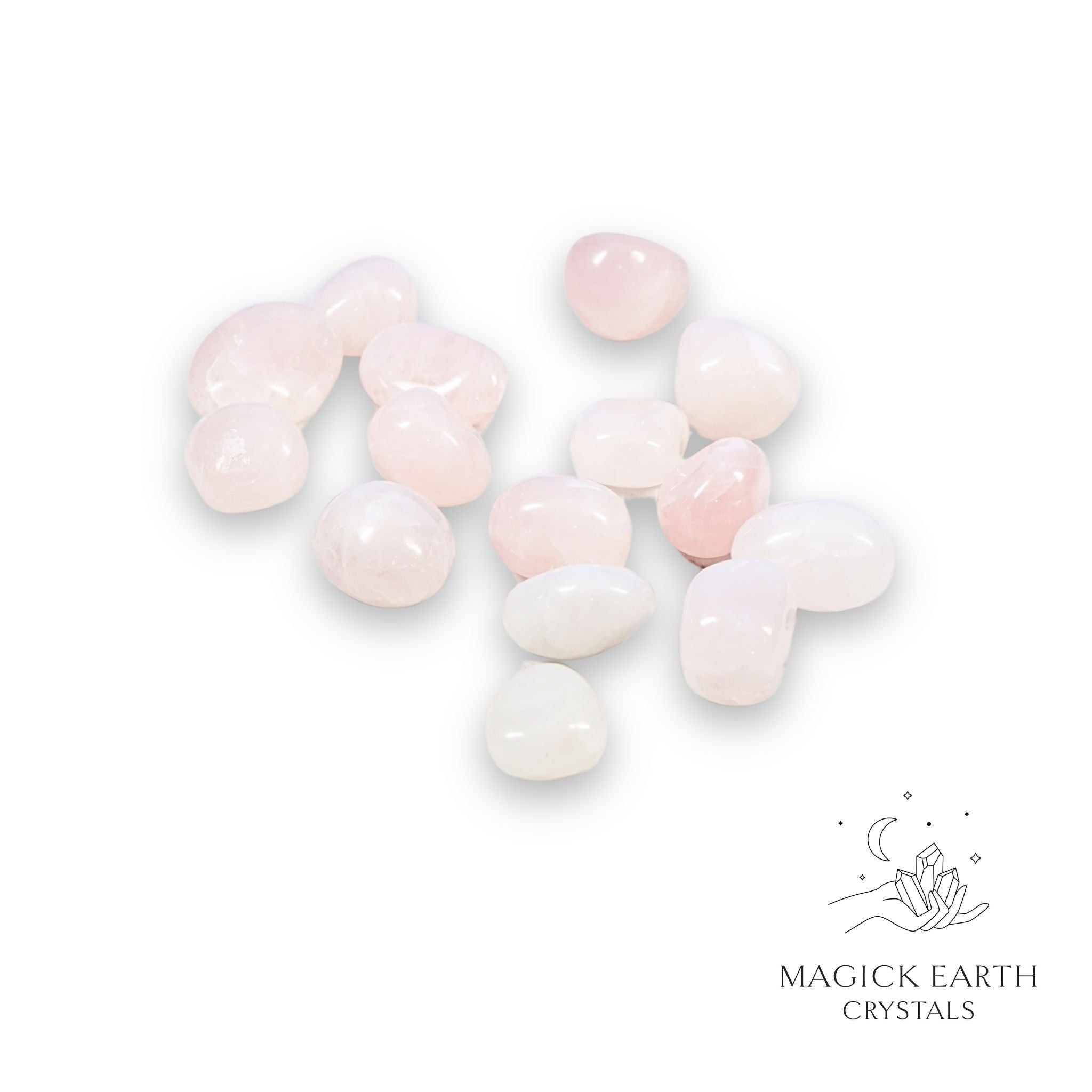 Rose Quartz Tumbled Crystals For Amplified Love