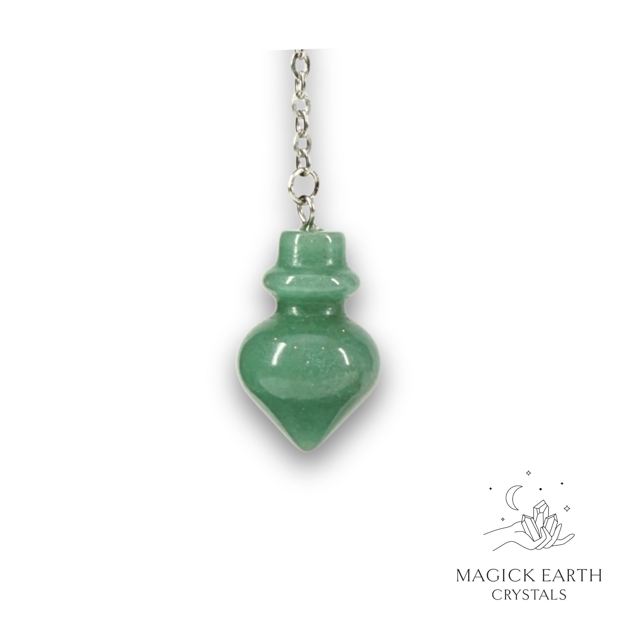 Aventurine Flask Pendulum for Bold Opportunity