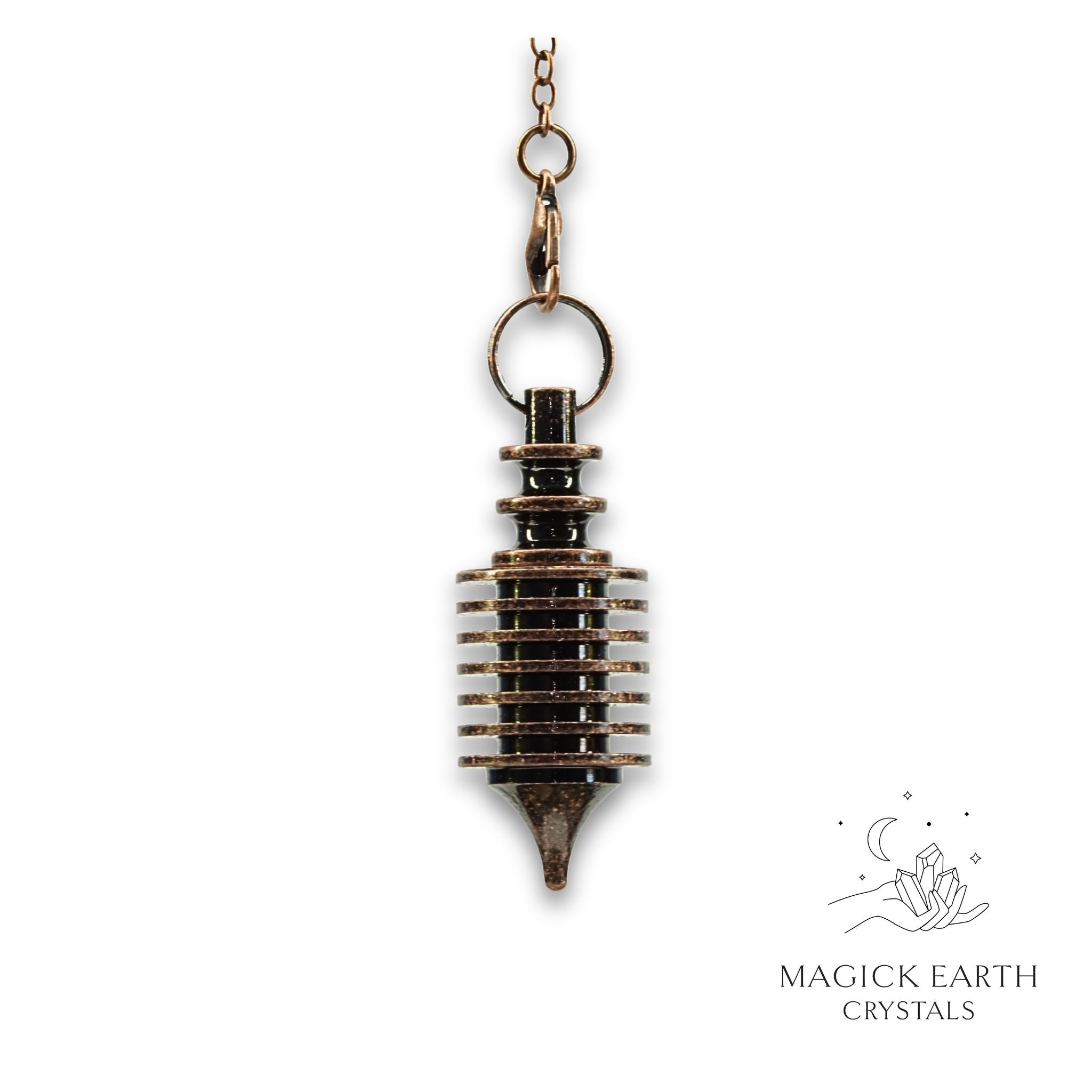 Brass Multi Disc Pendulum With  Copper Finish