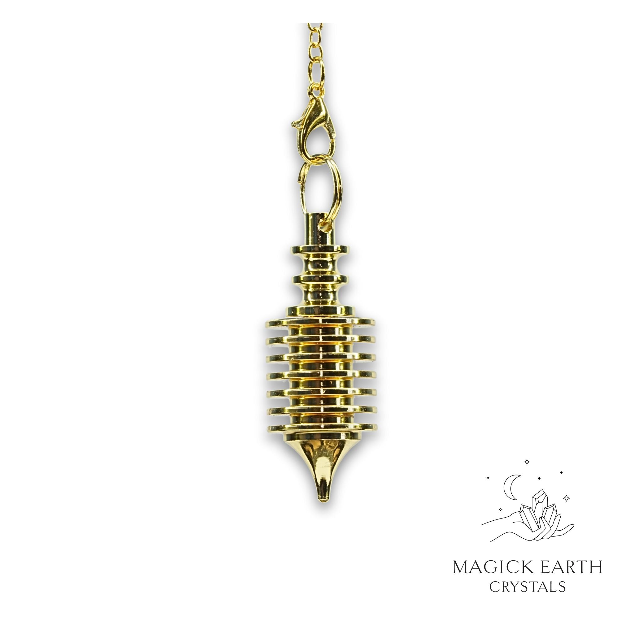 Brass Multi Disc Pendulum With  Gold Finish