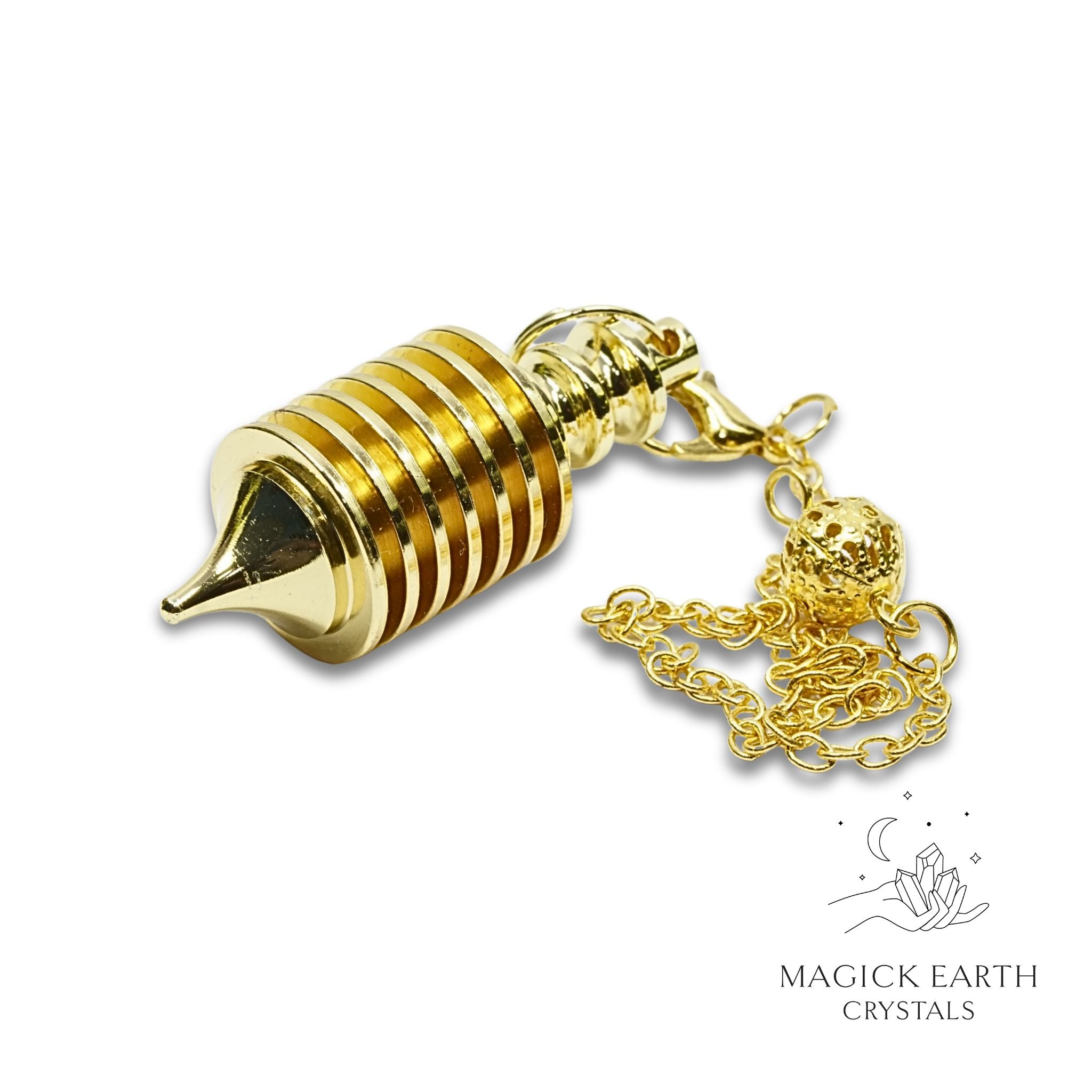 Brass Multi Disc Pendulum With  Gold Finish