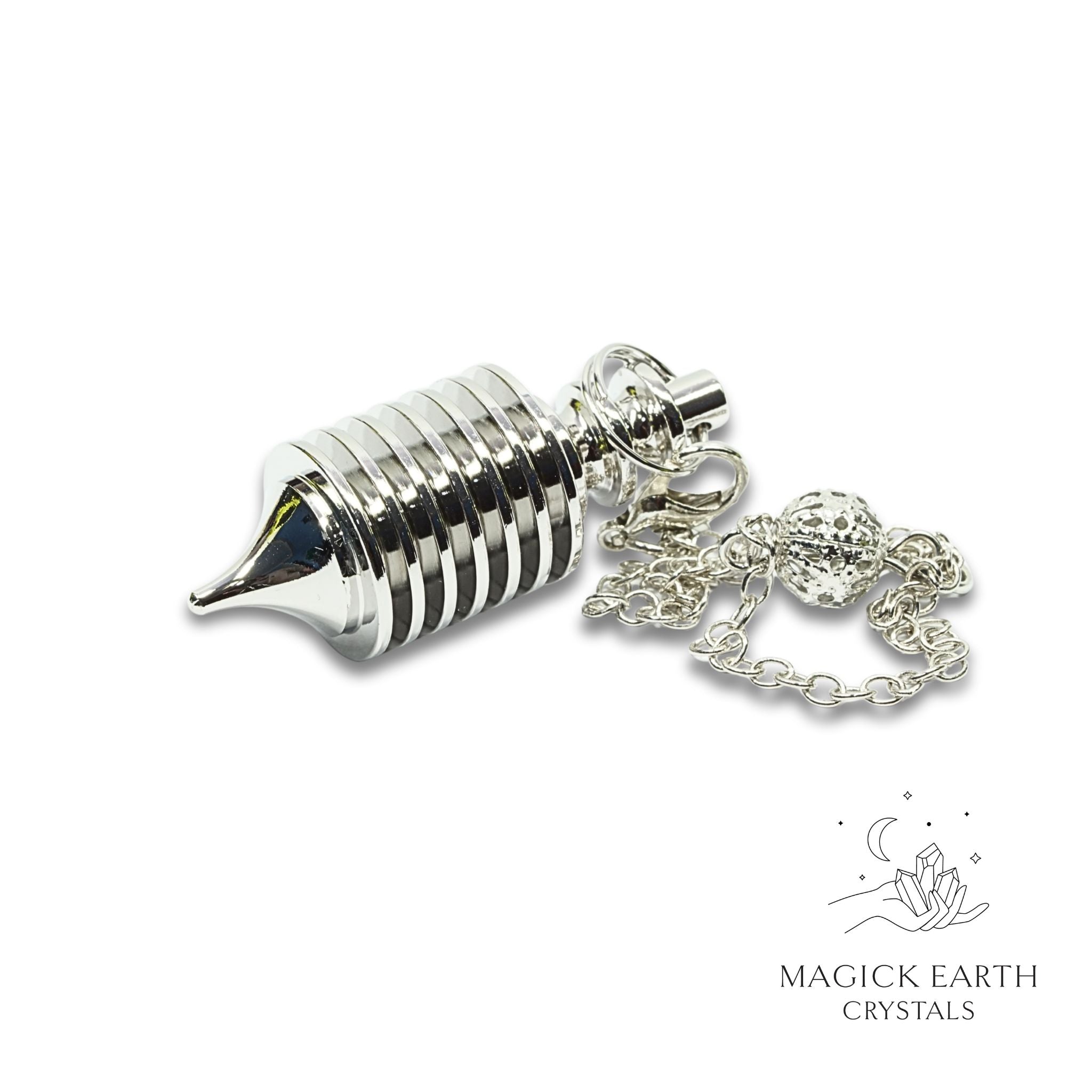 Brass Multi Disc Pendulum With Platinum Finish