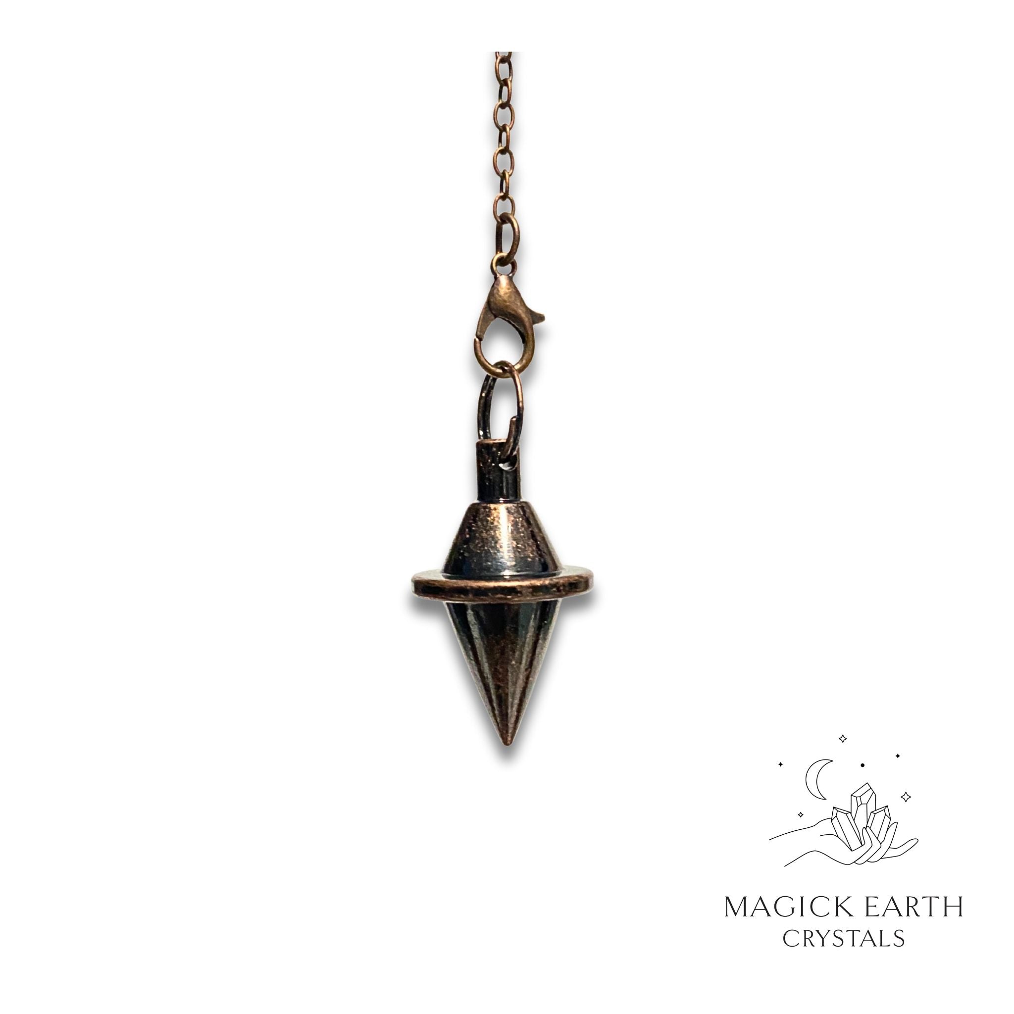 Brass Spinning Top Pendulum with Copper Finish