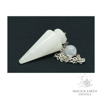 Clear Quartz Spike Pendulum For Amplified Insight