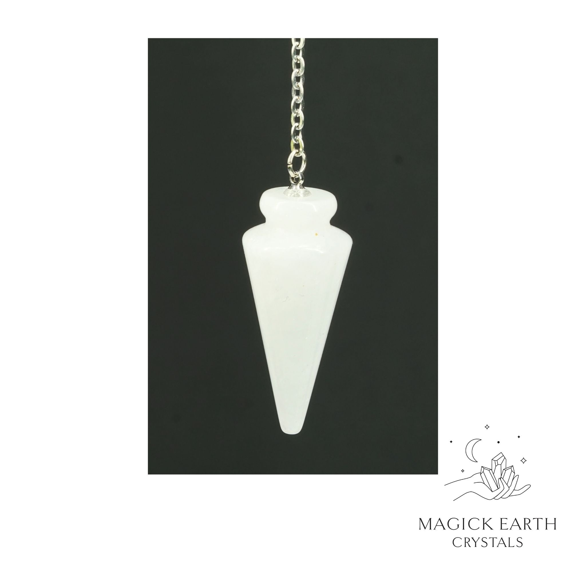 Clear Quartz Spike Pendulum For Amplified Insight