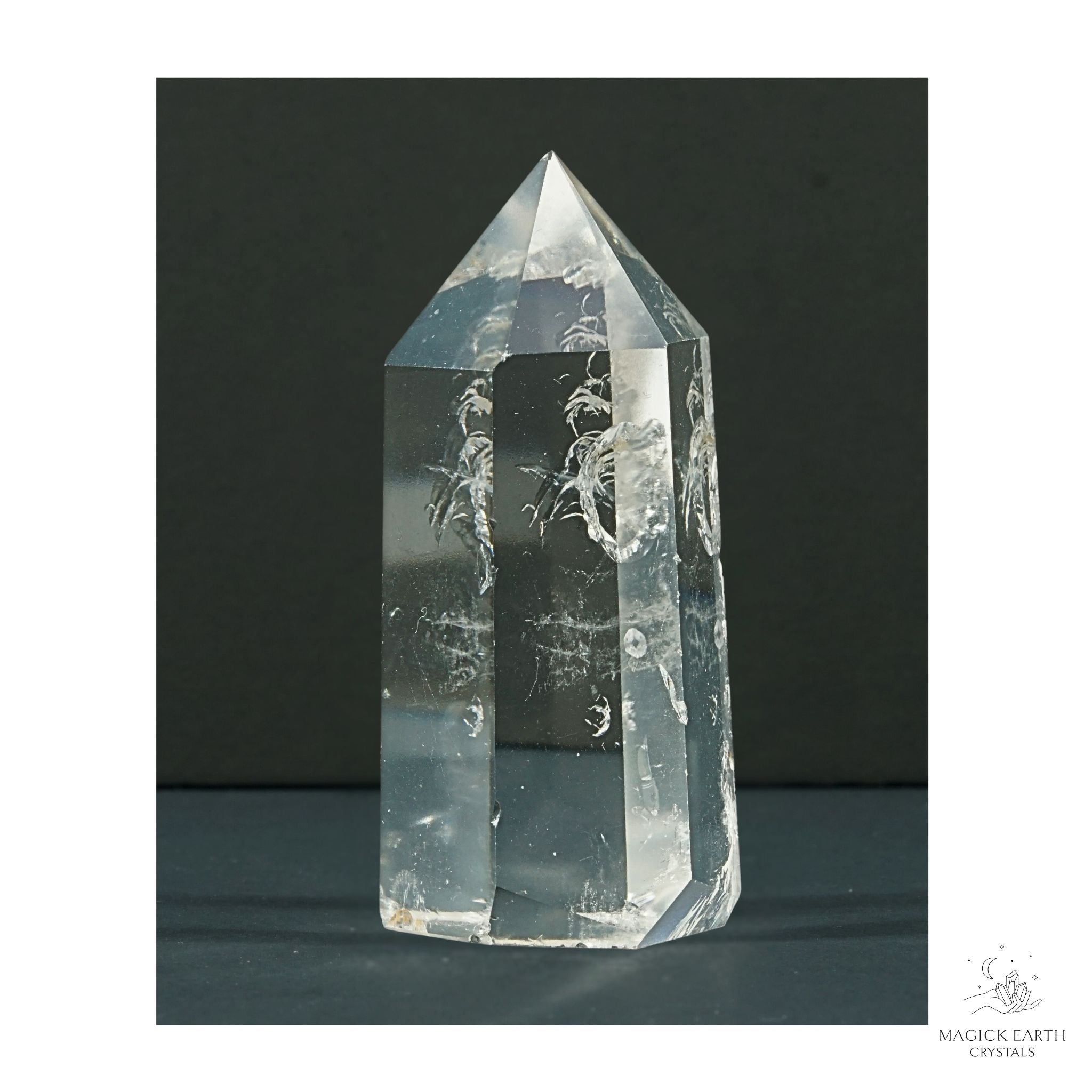 Clear Quartz Tower for Amplified Insight