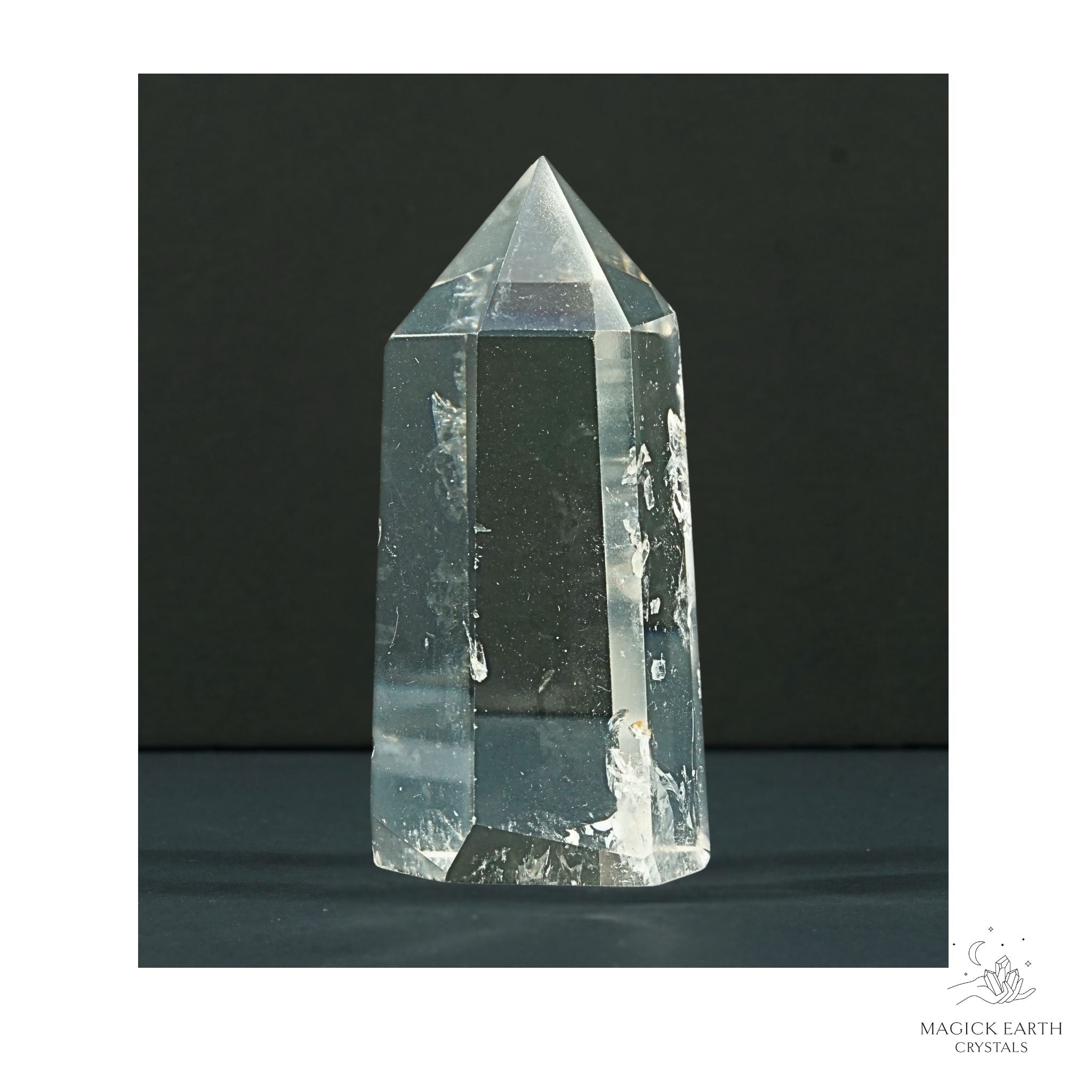 Clear Quartz Tower for Amplified Insight