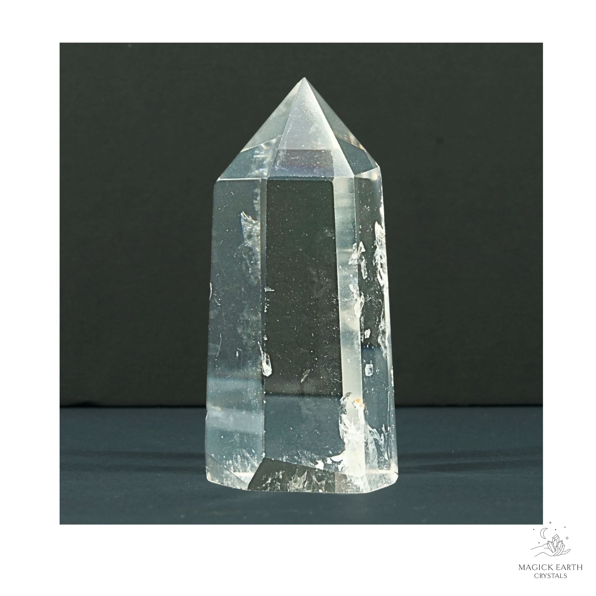 Clear Quartz Tower for Amplified Insight