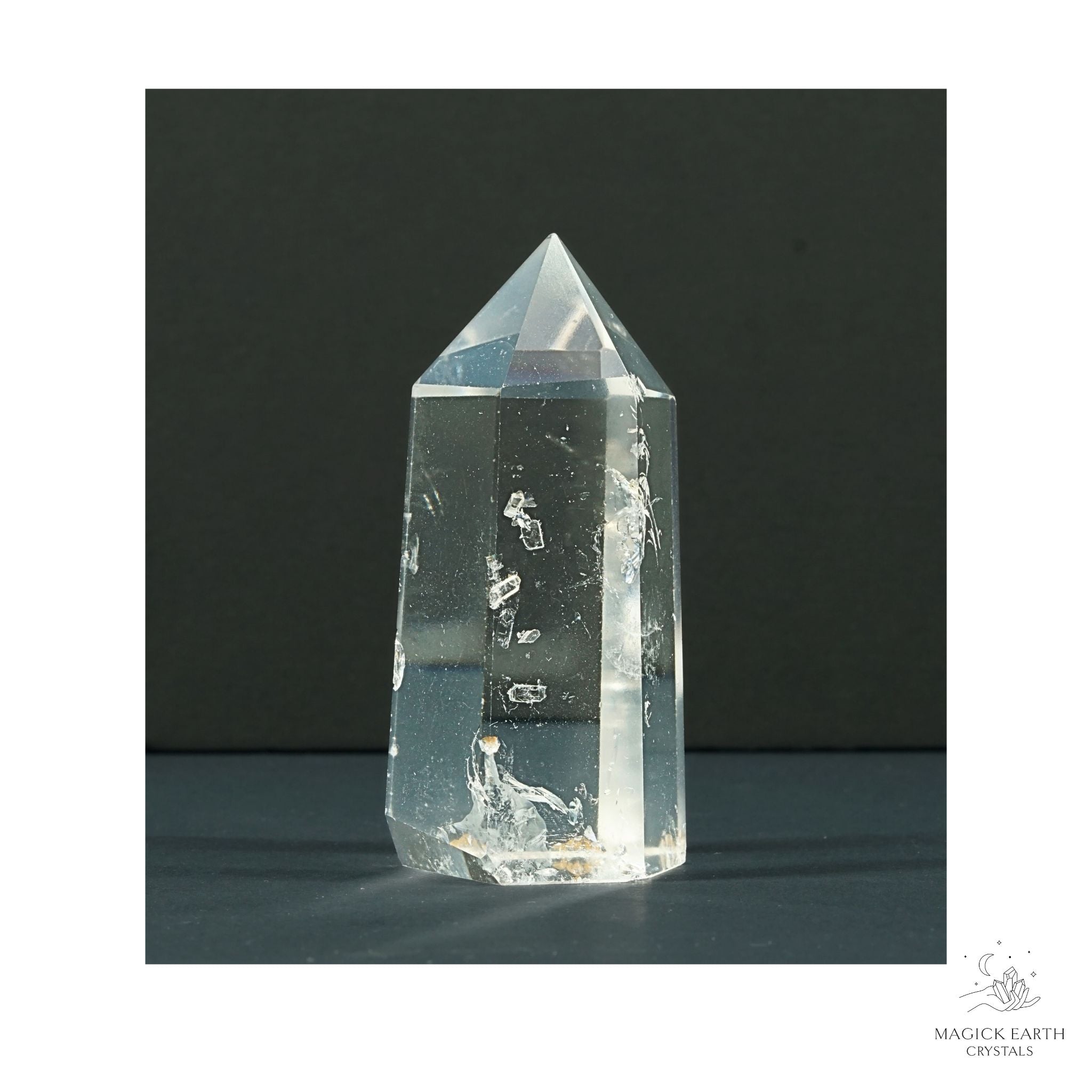 Clear Quartz Tower for Amplified Insight