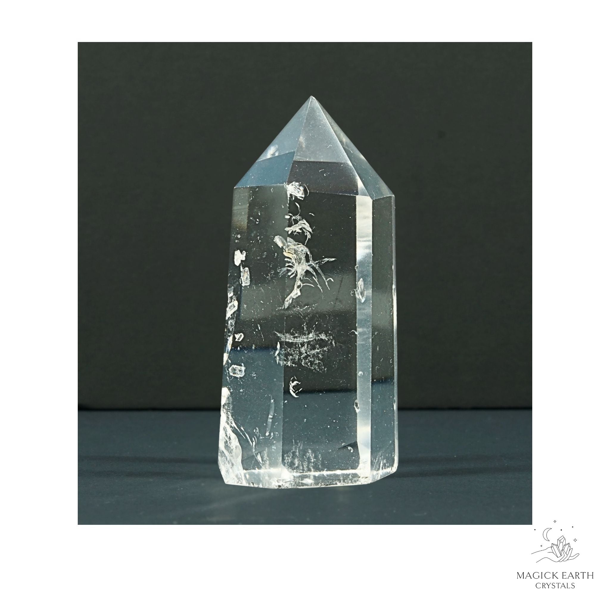 Clear Quartz Tower for Amplified Insight