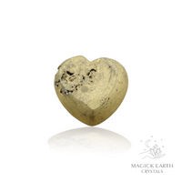 Electroplated Druzy Heart with Gold Finish  For  Steady Strength