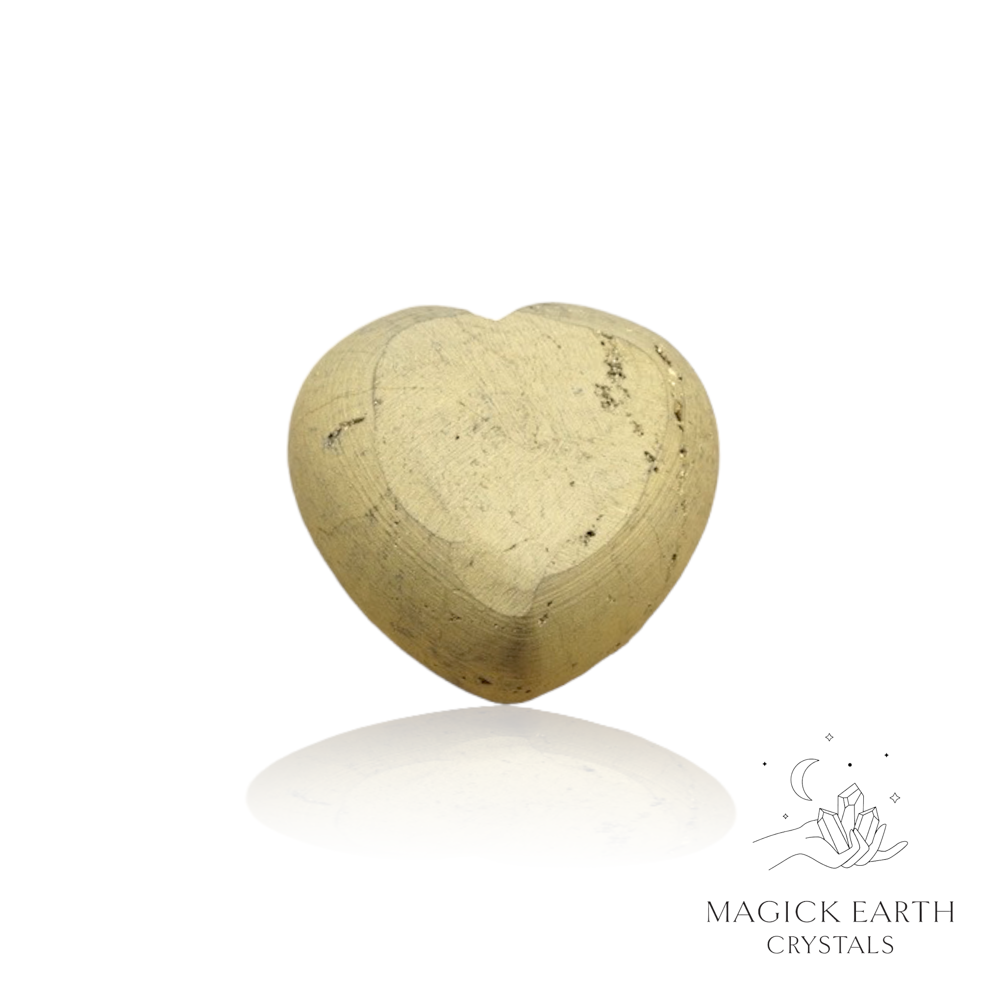 Electroplated Druzy Heart with Gold Finish  For  Steady Strength