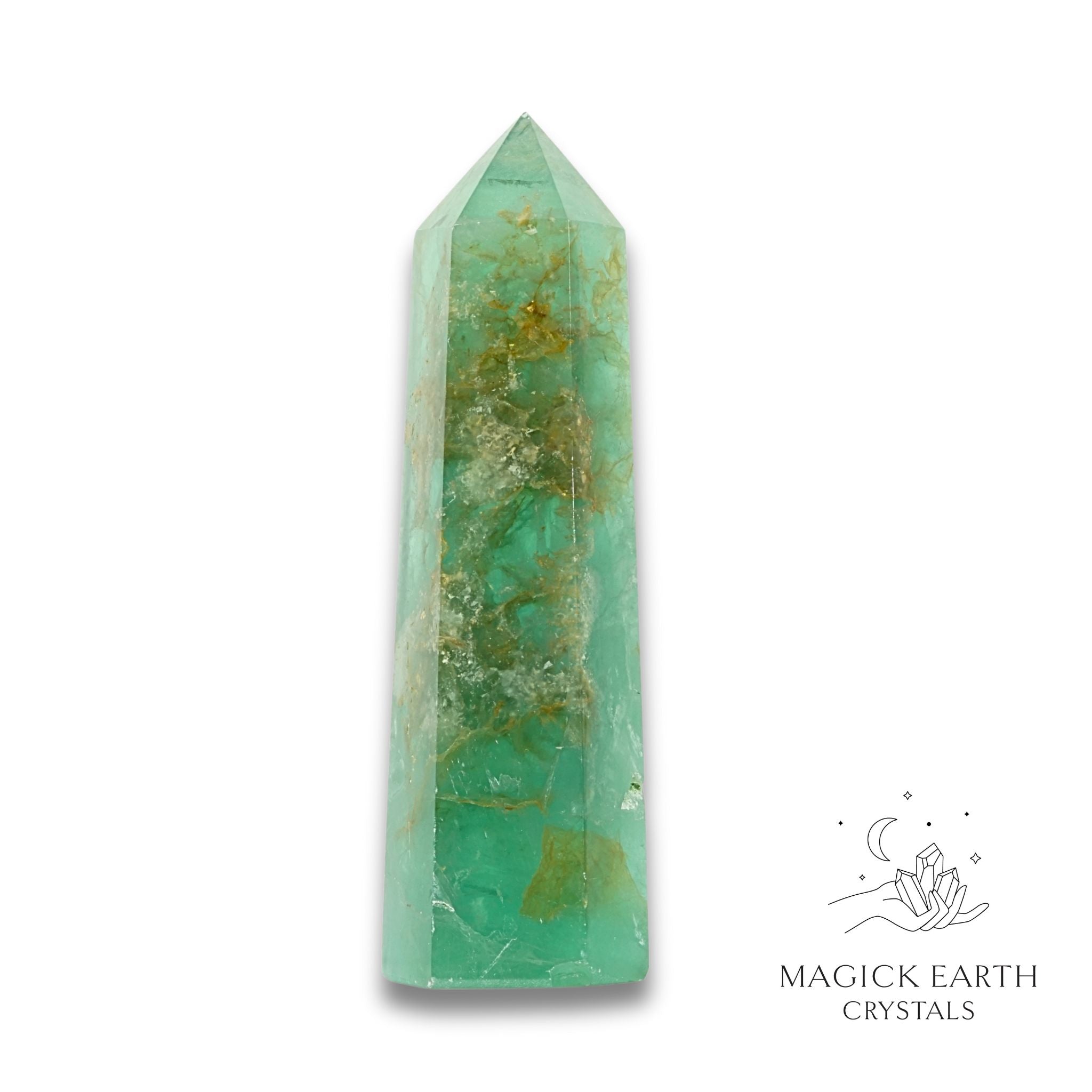 Fluorite Tower for Laser Focus